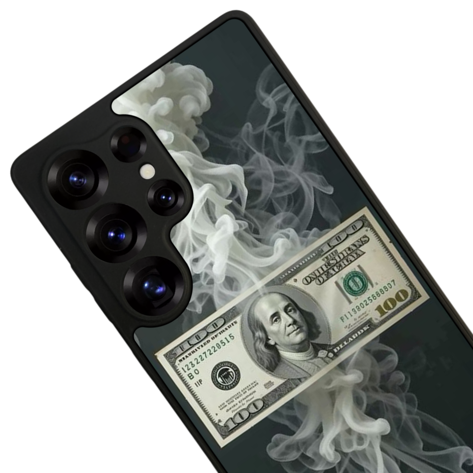 Samsung Galaxy S25 Ultra Uyumlu Para Tasarımlı Glossy Premium Kılıf