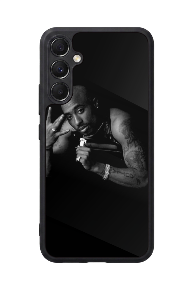 Samsung Galaxy A34 Uyumlu Tupac Tasarımlı Glossy Premium Kılıf
