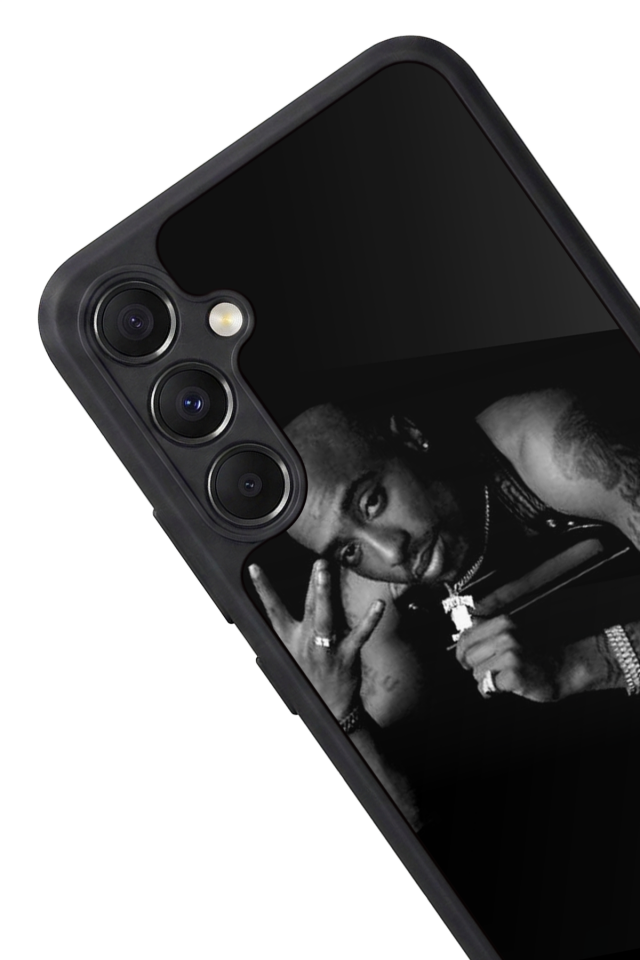 Samsung Galaxy A34 Uyumlu Tupac Tasarımlı Glossy Premium Kılıf