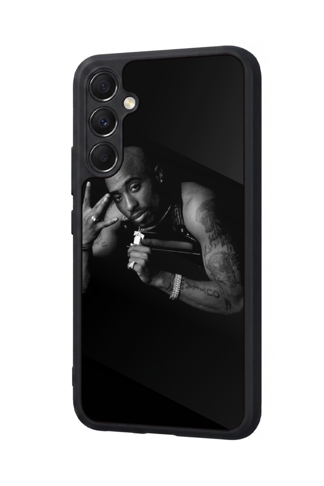 Samsung Galaxy A34 Uyumlu Tupac Tasarımlı Glossy Premium Kılıf