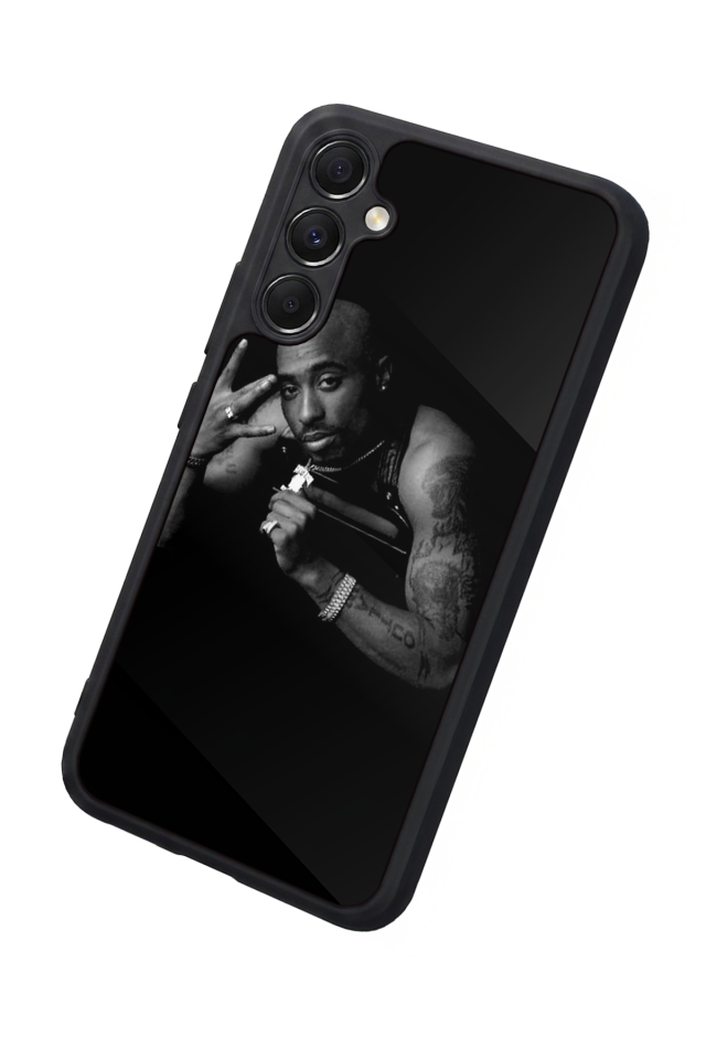 Samsung Galaxy A34 Uyumlu Tupac Tasarımlı Glossy Premium Kılıf