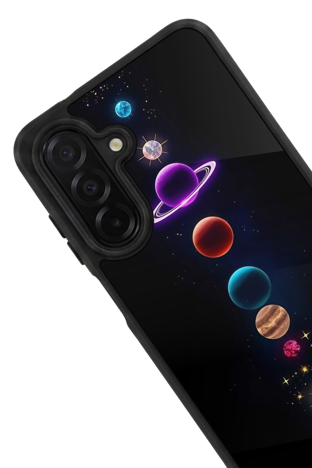 Samsung Galaxy A26 Uyumlu Uzay Tasarımlı Glossy Premium Kılıf