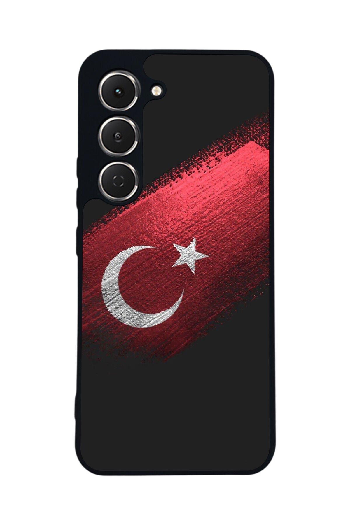 Tecno Spark 40 Pro Uyumlu Türk Bayragi Tasarımlı Glossy Premium Kılıf