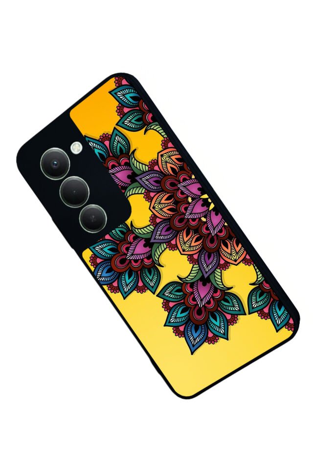 Xiaomi Redmi 15 5G Uyumlu Mandala Tasarımlı Glossy Premium Kılıf