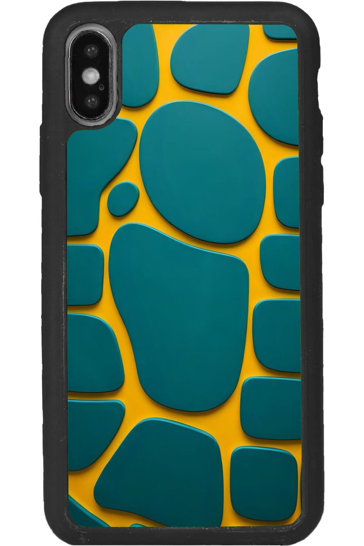 iPhone XS Max Uyumlu Mat Siyah uyumlu Kılıf – Yumuşak Silikon, Koruyucu, Şok Emici Kapak