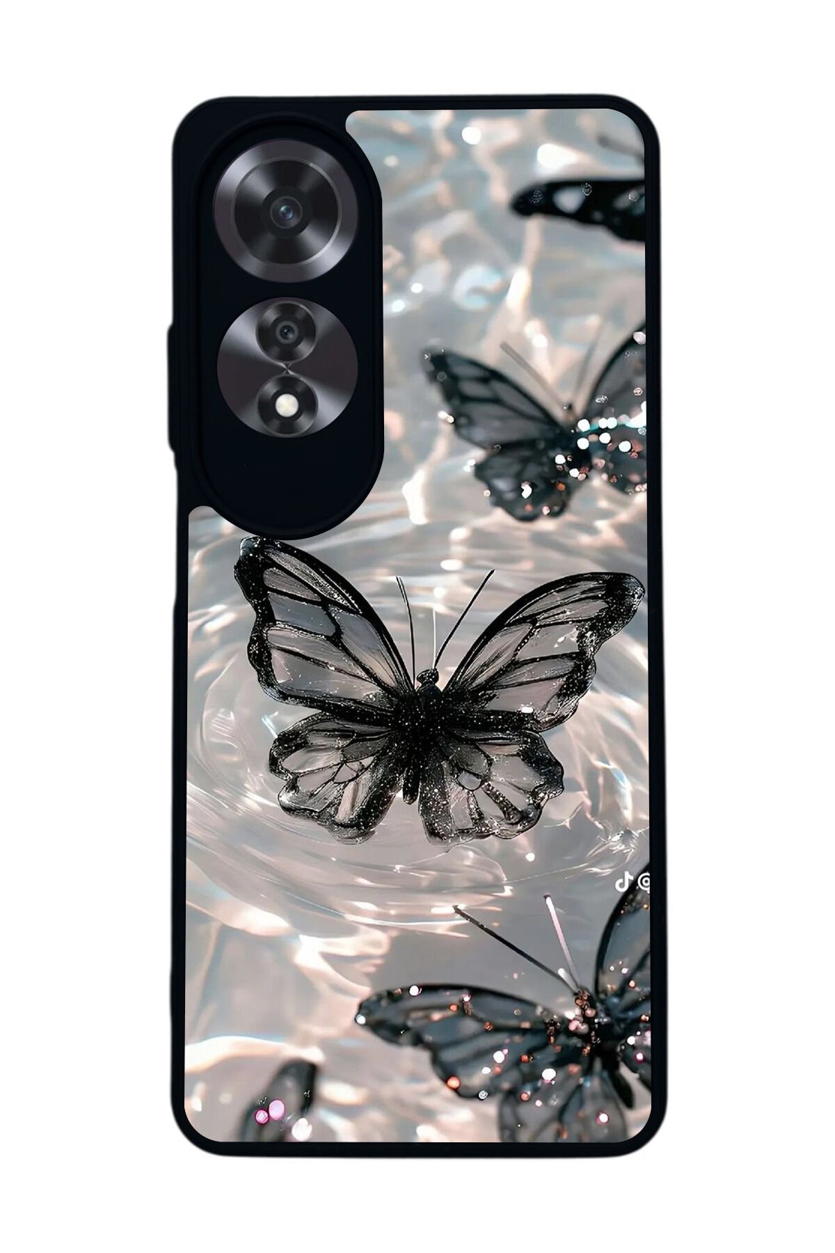 Oppo A60 Mat Siyah uyumlu Kılıf – Yumuşak Silikon, Koruyucu, Şok Emici Kapak