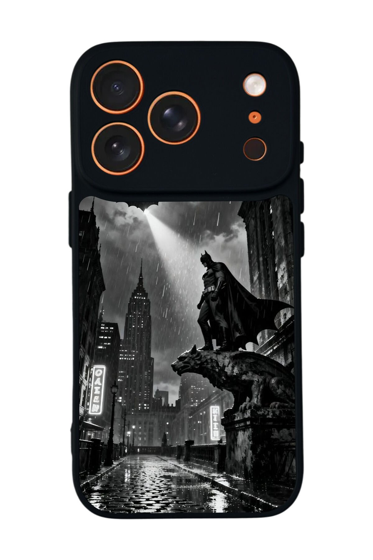 iPhone 17 Pro Uyumlu Batman Tasarımlı Glossy Premium Kılıf