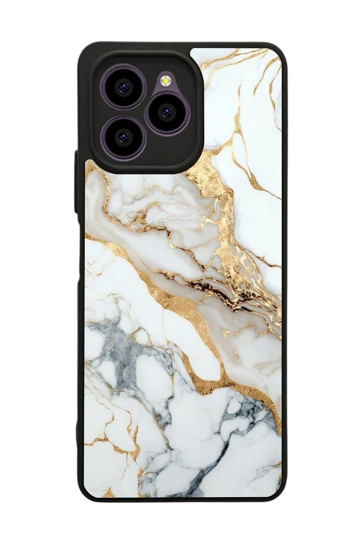 Omix X6 Uyumlu Mermer Marble Tasarımlı Glossy Premium Kılıf