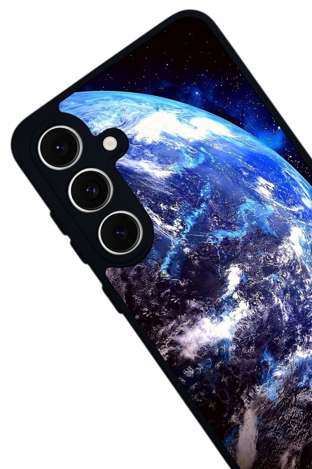 Samsung Galaxy A16 Uyumlu Ay Tasarımlı Glossy Premium Kılıf