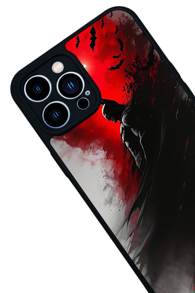 iPhone 12 Pro Max Uyumlu Batman Tasarımlı Glossy Premium Kılıf