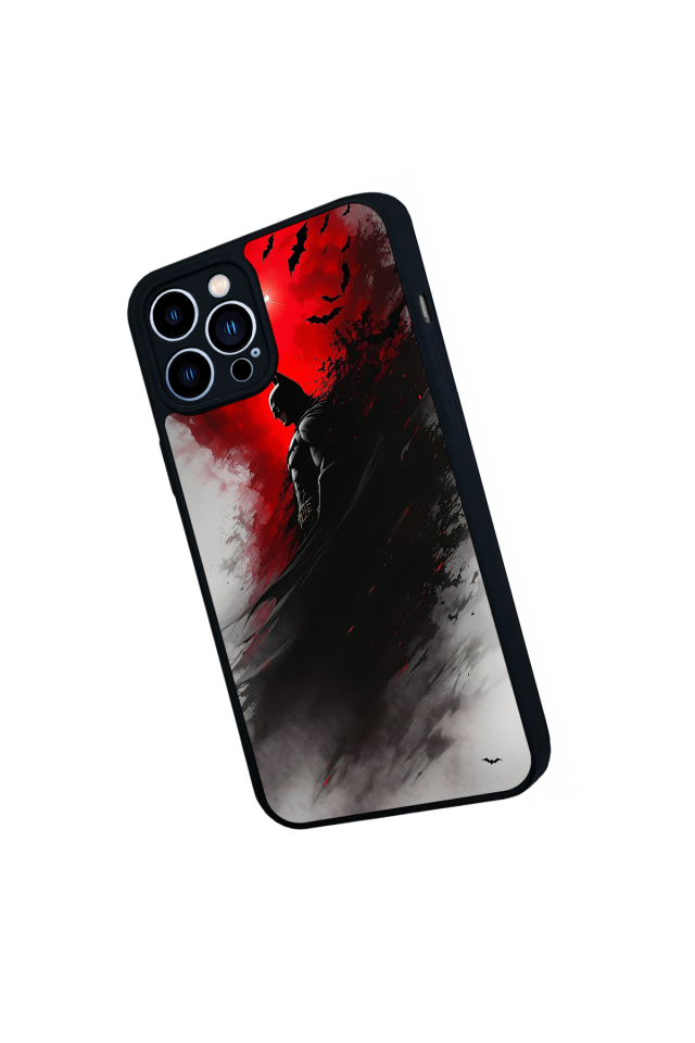 iPhone 12 Pro Max Uyumlu Batman Tasarımlı Glossy Premium Kılıf