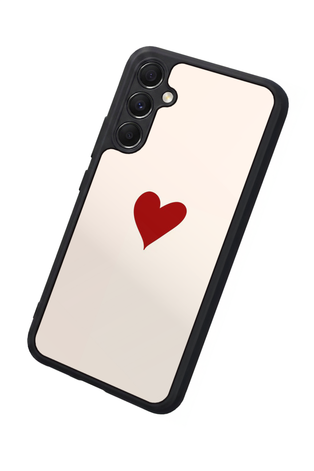Samsung Galaxy M34 Uyumlu Kalp Love Tasarımlı Glossy Premium Kılıf