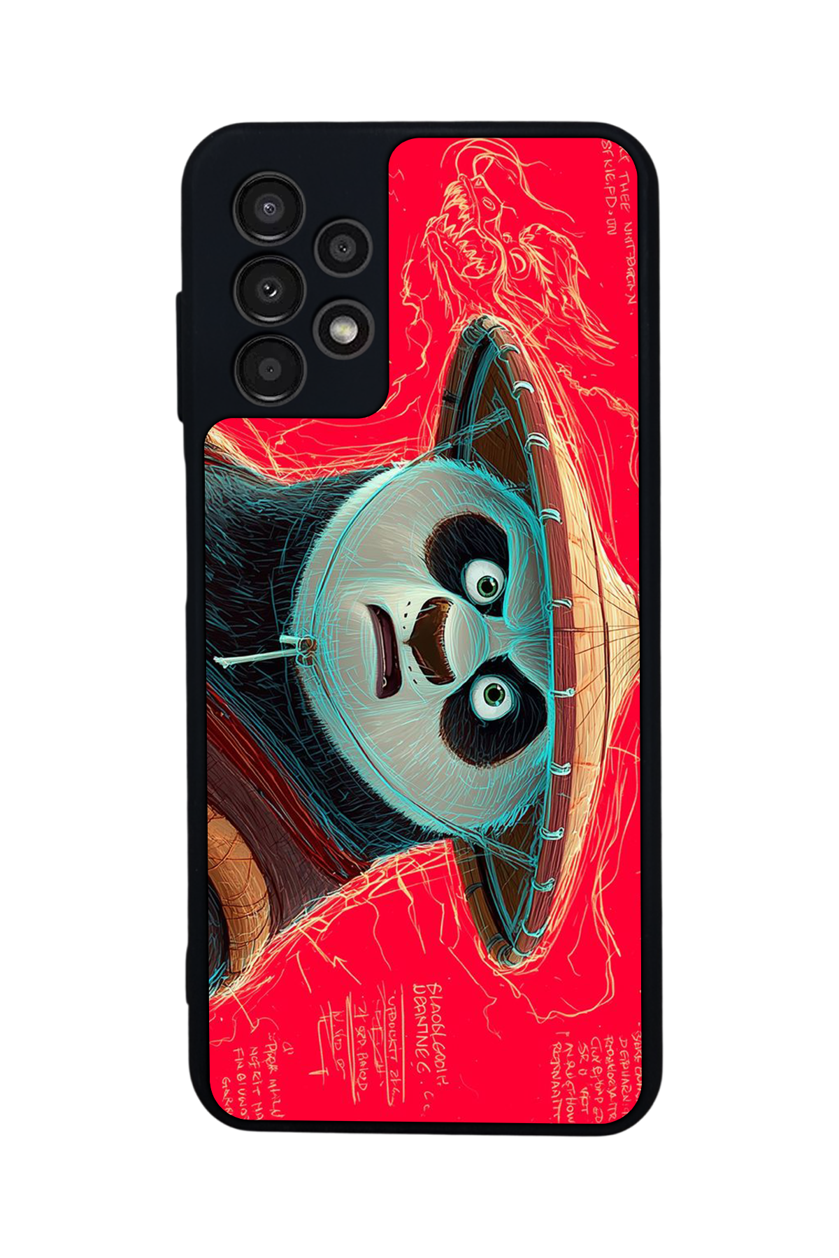 Samsung Galaxy A23 Uyumlu Kung Fu Panda Tasarımlı Glossy Premium Kılıf