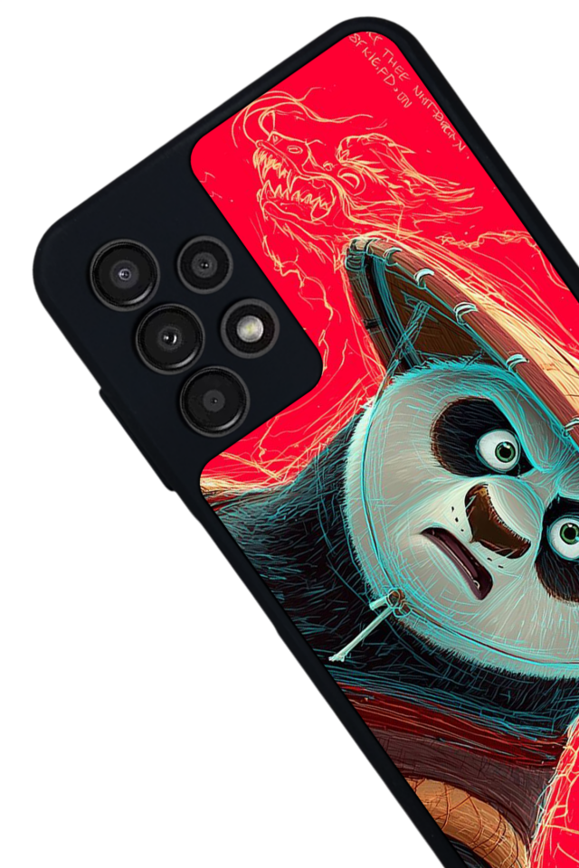 Samsung Galaxy A23 Uyumlu Kung Fu Panda Tasarımlı Glossy Premium Kılıf