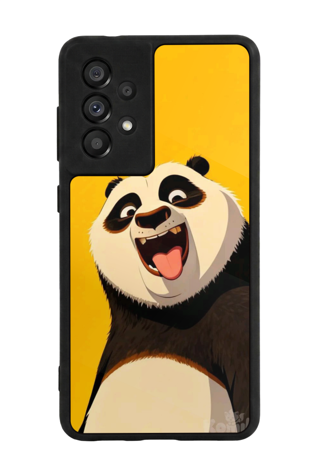 Samsung Galaxy A73 Uyumlu Kung Fu Panda Tasarımlı Glossy Premium Kılıf