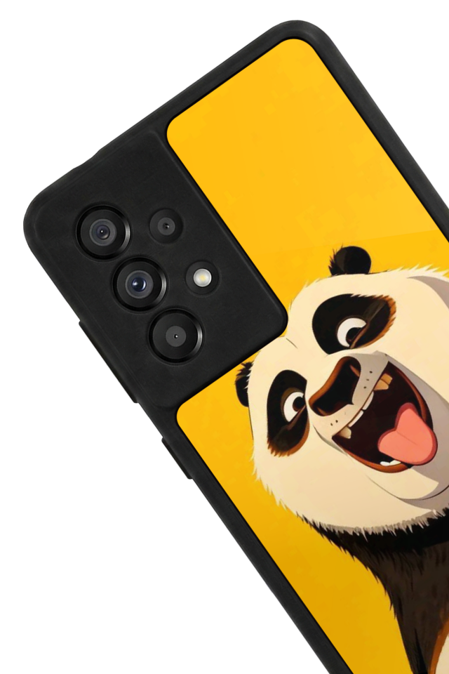 Samsung Galaxy A73 Uyumlu Kung Fu Panda Tasarımlı Glossy Premium Kılıf