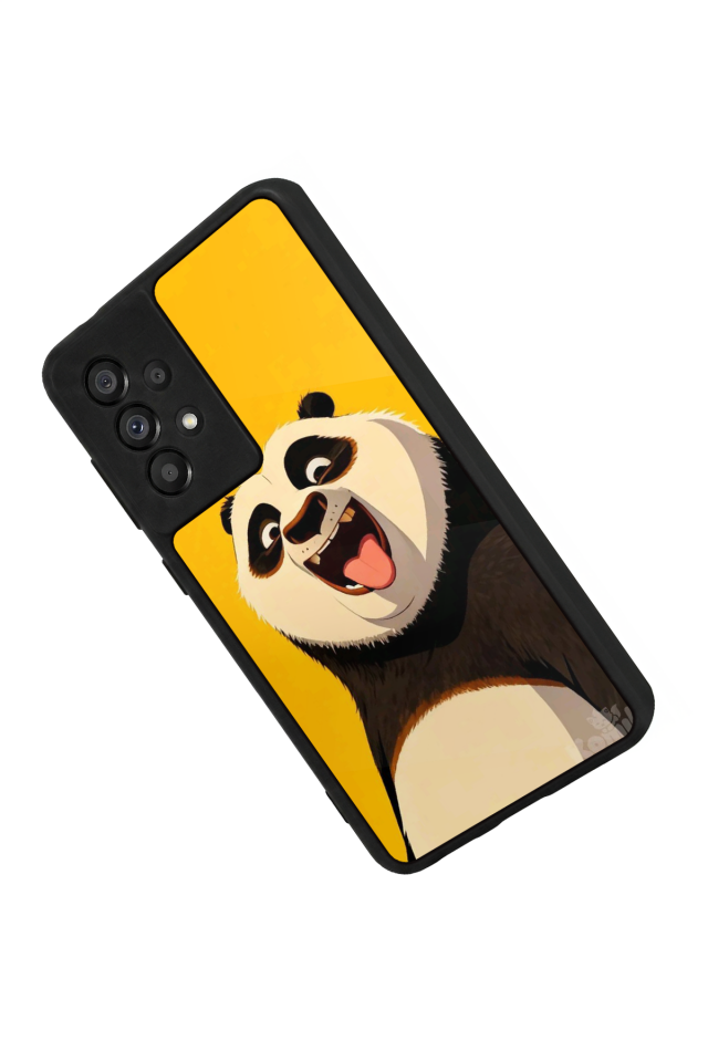 Samsung Galaxy A73 Uyumlu Kung Fu Panda Tasarımlı Glossy Premium Kılıf