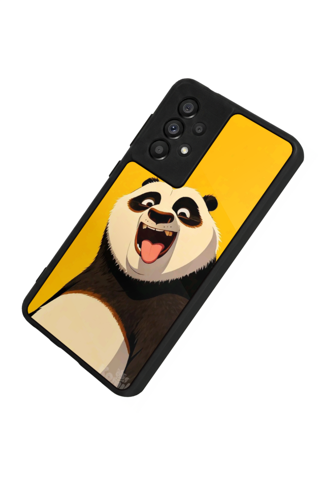 Samsung Galaxy A73 Uyumlu Kung Fu Panda Tasarımlı Glossy Premium Kılıf