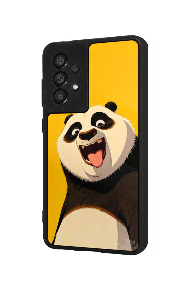 Samsung Galaxy A73 Uyumlu Kung Fu Panda Tasarımlı Glossy Premium Kılıf