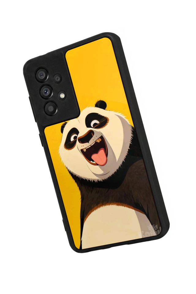 Samsung Galaxy A73 Uyumlu Kung Fu Panda Tasarımlı Glossy Premium Kılıf