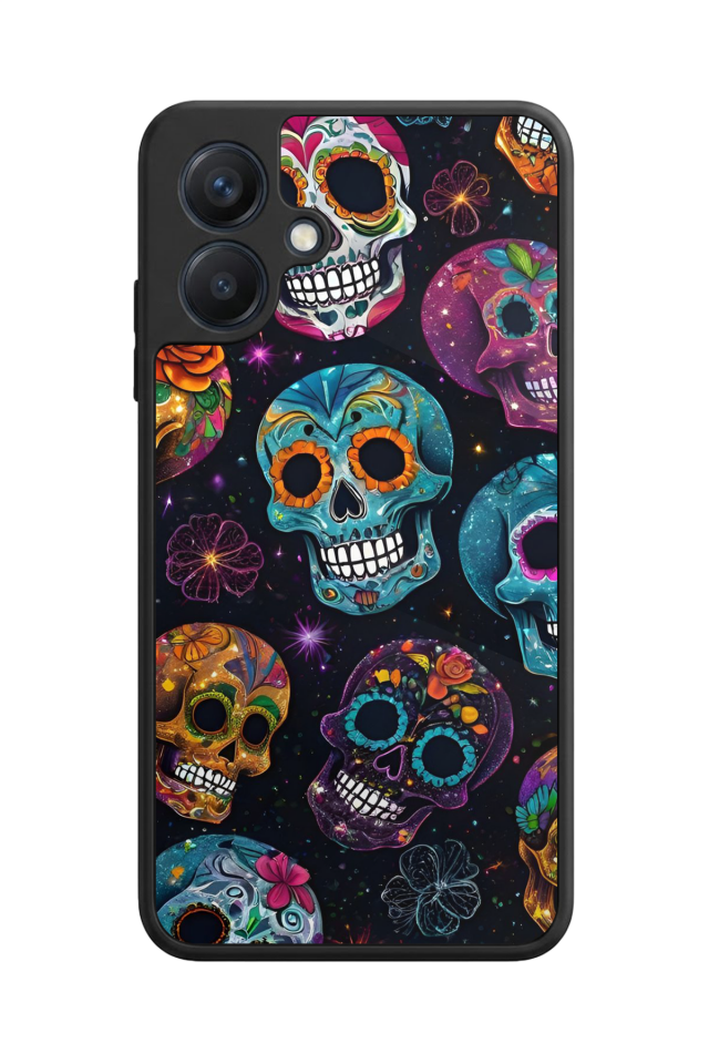 Samsung Galaxy A07 Uyumlu KuruKafa Tasarımlı Glossy Premium Kılıf