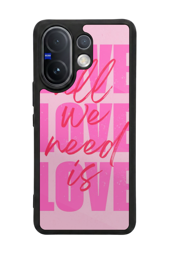 Vivo V60 Uyumlu Love Tasarımlı Glossy Premium Kılıf