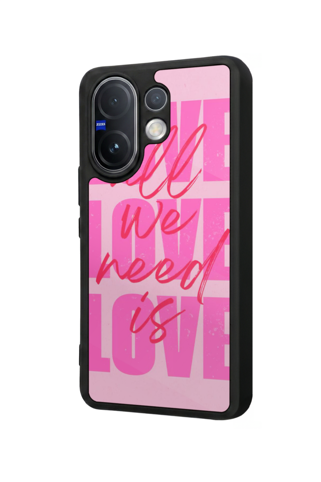Vivo V60 Uyumlu Love Tasarımlı Glossy Premium Kılıf