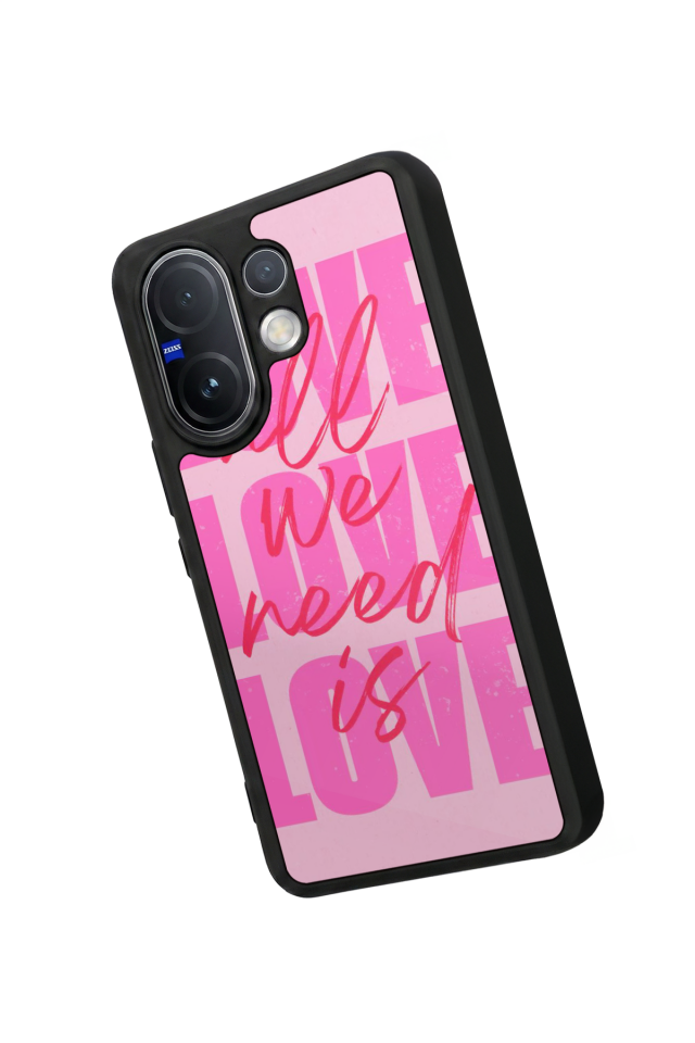 Vivo V60 Uyumlu Love Tasarımlı Glossy Premium Kılıf
