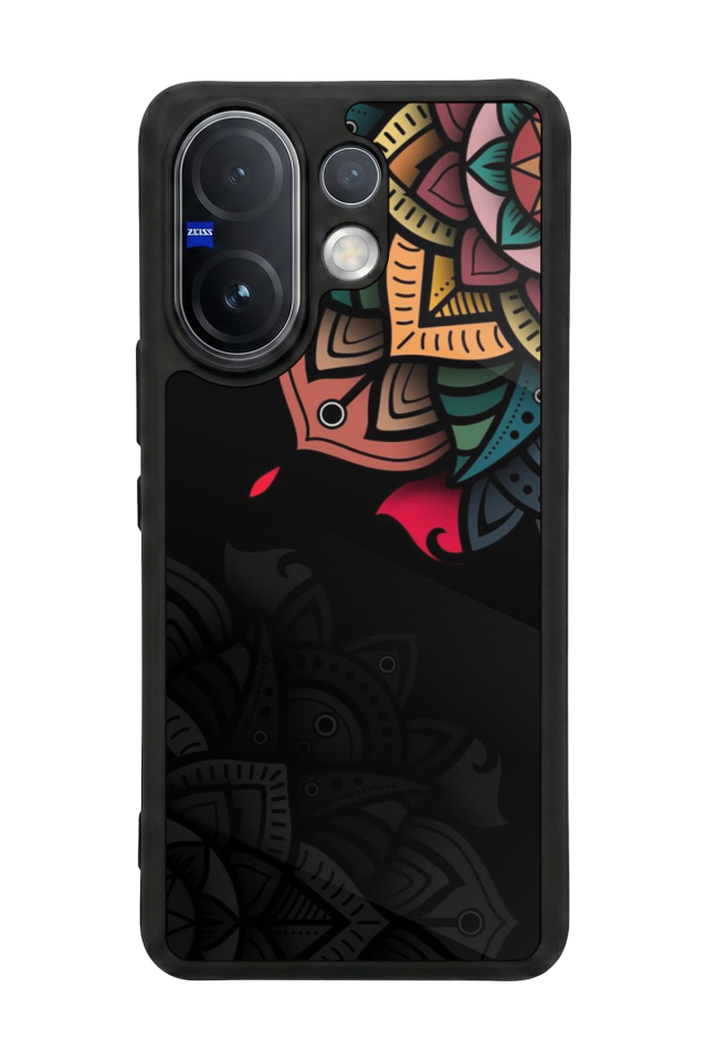Vivo V60 Uyumlu Mandala Tasarımlı Glossy Premium Kılıf