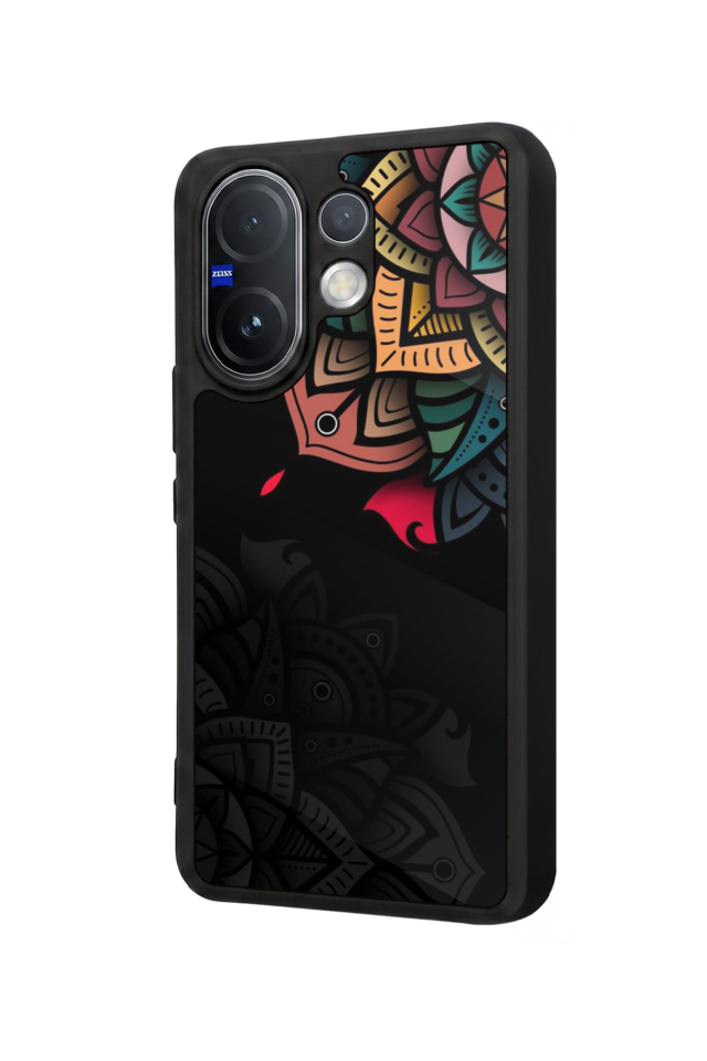 Vivo V60 Uyumlu Mandala Tasarımlı Glossy Premium Kılıf