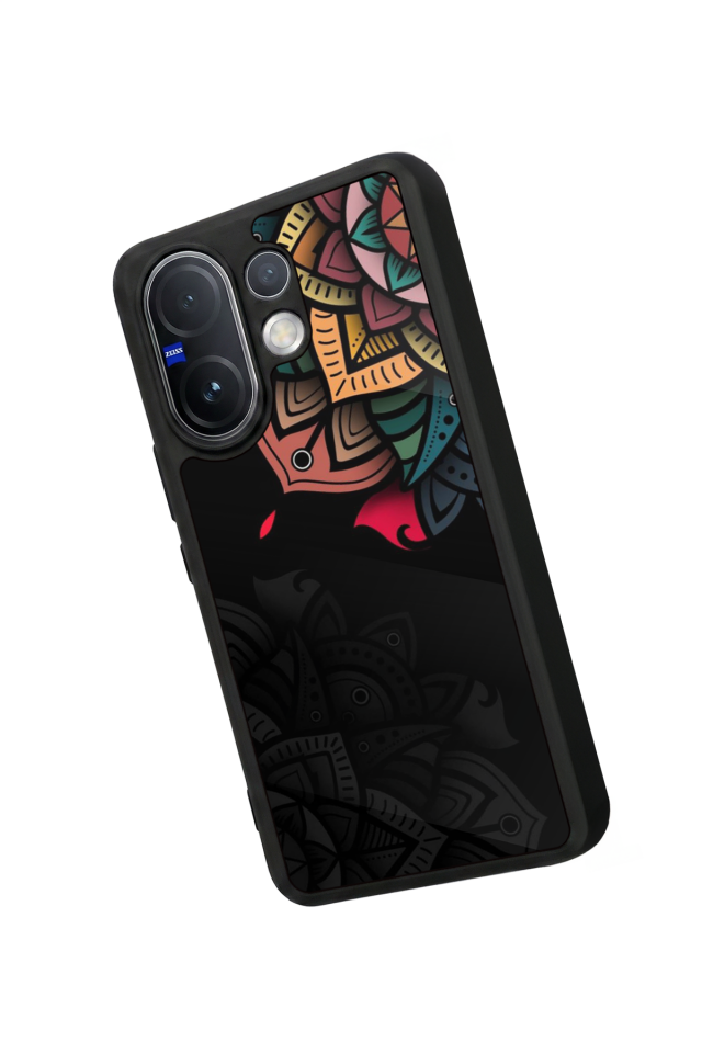 Vivo V60 Uyumlu Mandala Tasarımlı Glossy Premium Kılıf