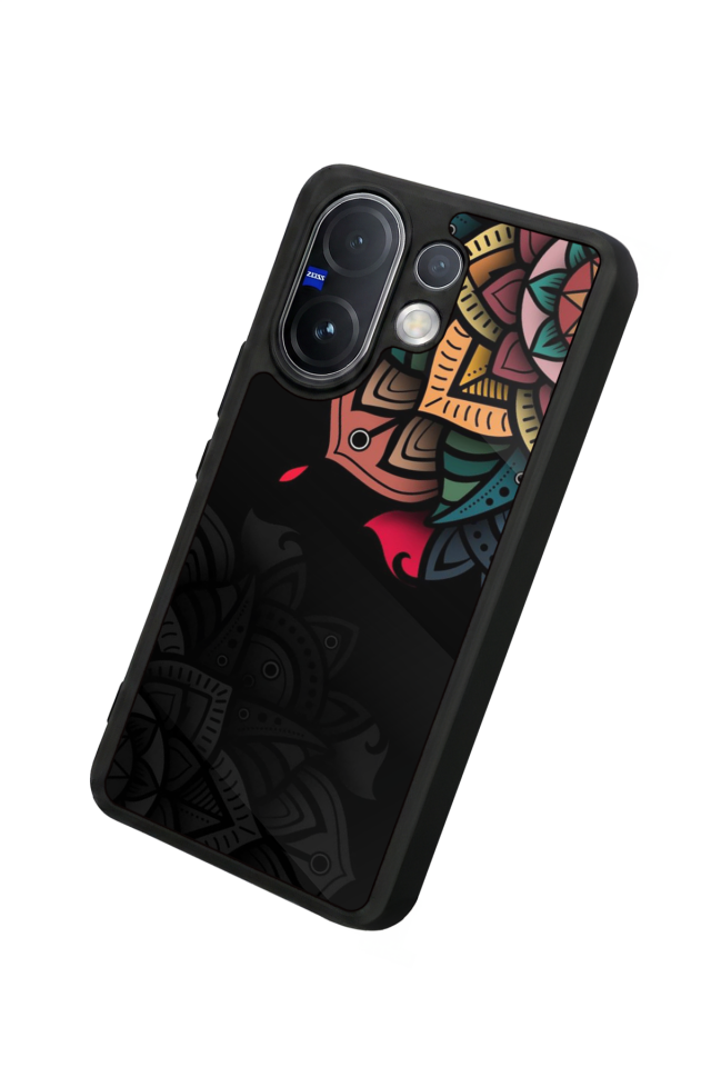 Vivo V60 Uyumlu Mandala Tasarımlı Glossy Premium Kılıf
