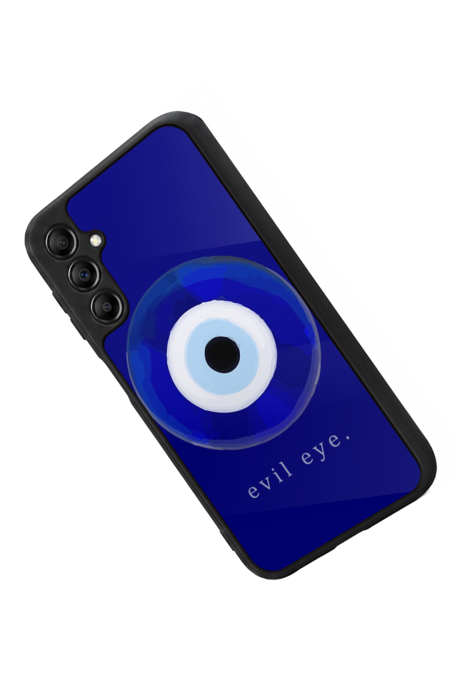 Samsung Galaxy A14 Uyumlu Nazar Tasarımlı Glossy Premium Kılıf