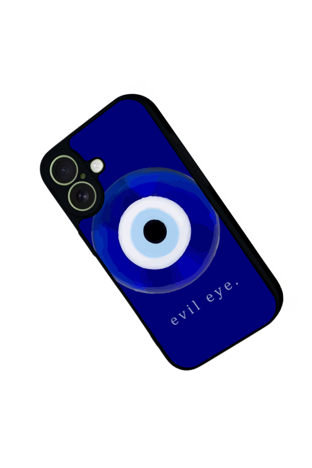 iPhone 17 Uyumlu Nazar Tasarımlı Glossy Premium Kılıf