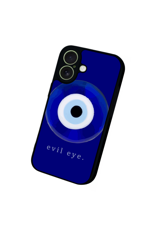 iPhone 17 Uyumlu Nazar Tasarımlı Glossy Premium Kılıf