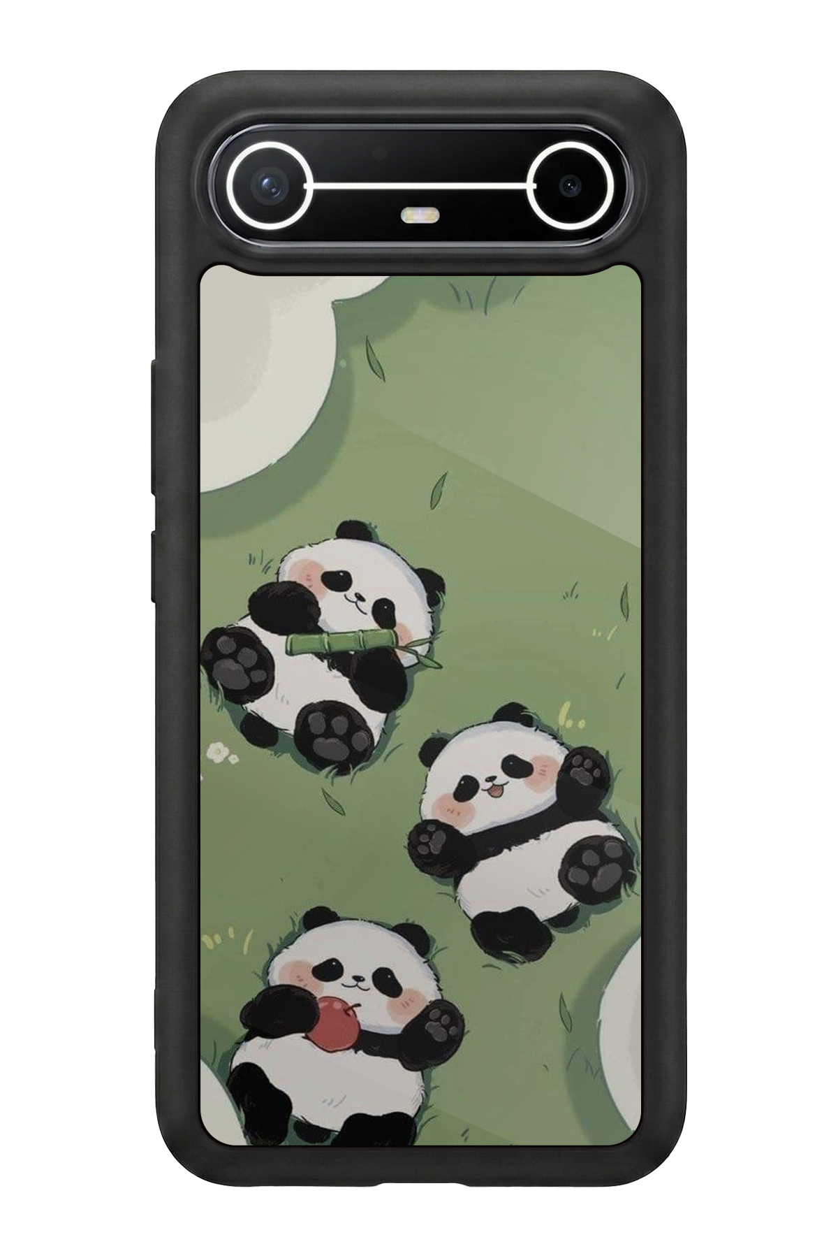 Tecno Spark Slim 5G Uyumlu Panda Tasarımlı Glossy Premium Kılıf