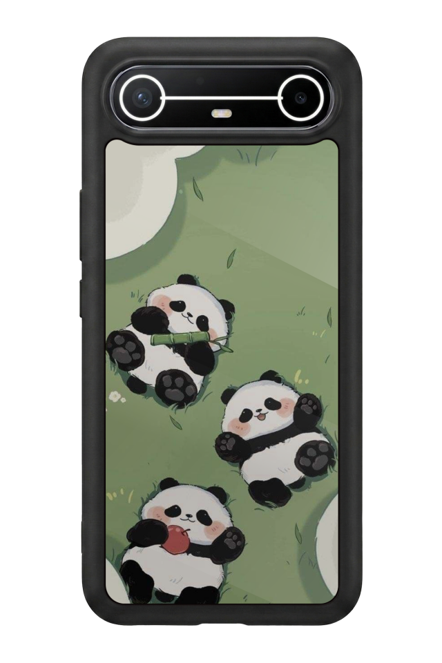 Tecno Spark Slim 5G Uyumlu Panda Tasarımlı Glossy Premium Kılıf