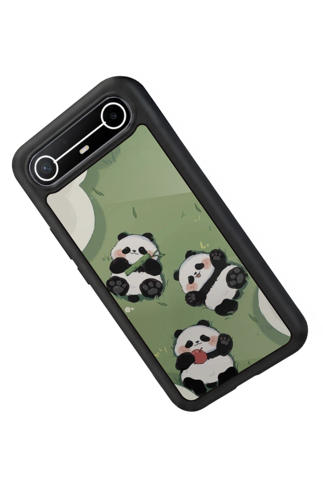 Tecno Spark Slim 5G Uyumlu Panda Tasarımlı Glossy Premium Kılıf