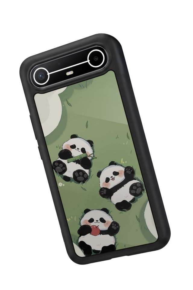 Tecno Spark Slim 5G Uyumlu Panda Tasarımlı Glossy Premium Kılıf