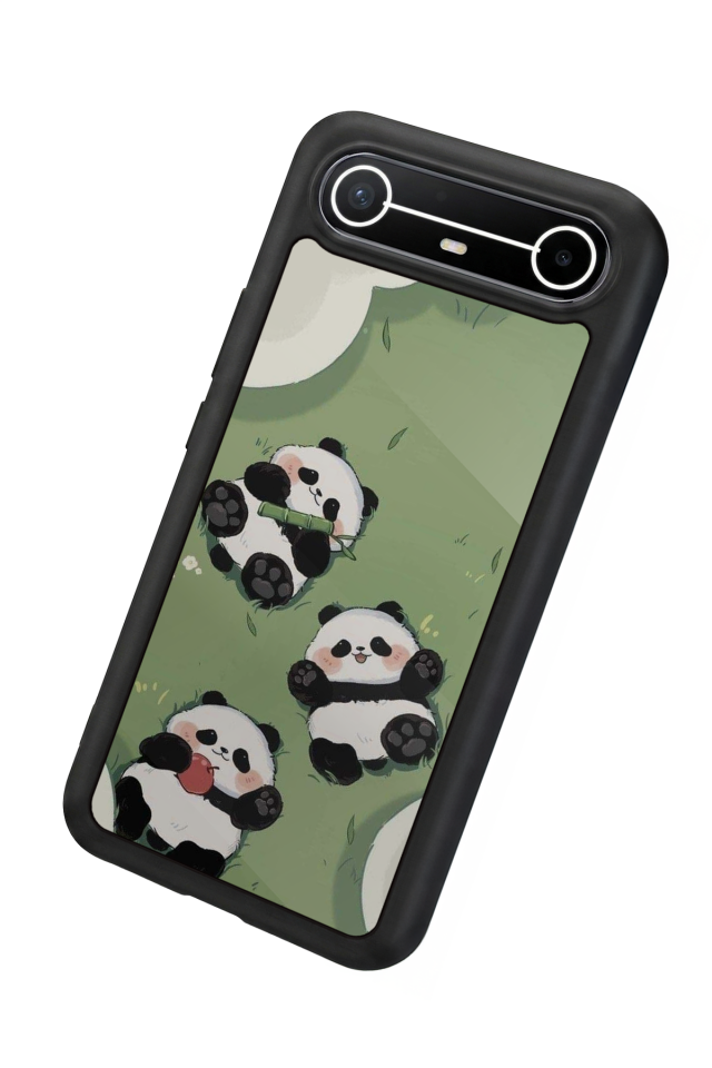 Tecno Spark Slim 5G Uyumlu Panda Tasarımlı Glossy Premium Kılıf