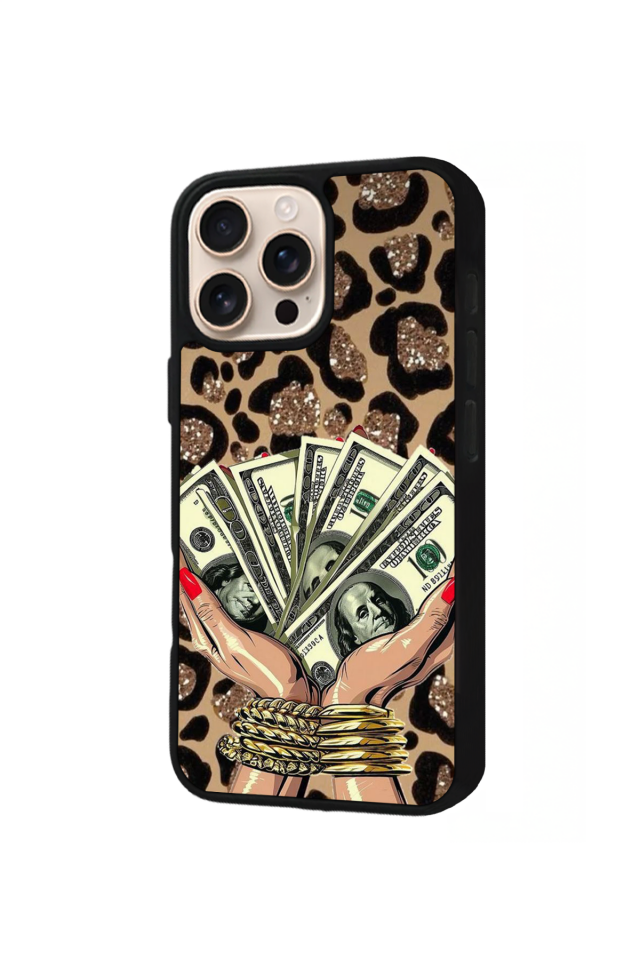 iPhone 15 Pro Uyumlu Para Tasarımlı Glossy Premium Kılıf