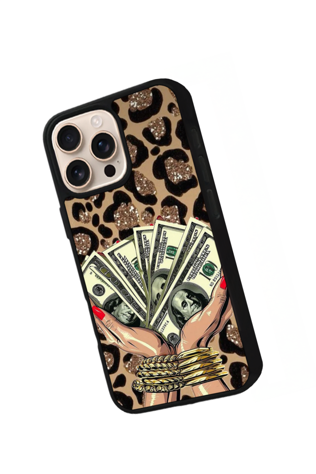 iPhone 15 Pro Uyumlu Para Tasarımlı Glossy Premium Kılıf