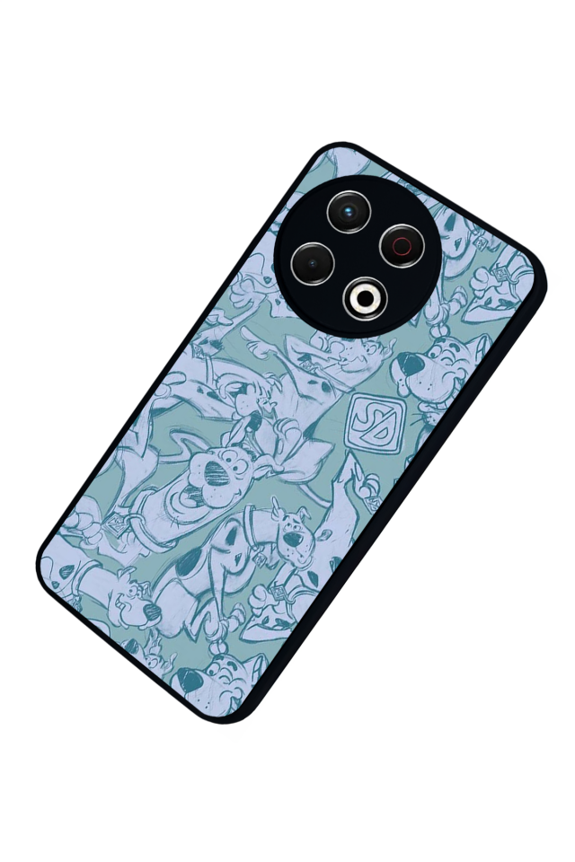 Tecno Spark 30 Pro Uyumlu Scooby Doo Tasarımlı Glossy Premium Kılıf