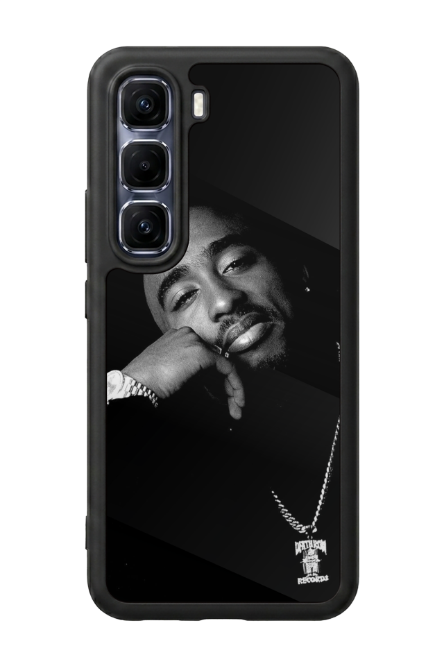 Infinix Hot 60 Pro Plus Uyumlu Tupac Tasarımlı Glossy Premium Kılıf