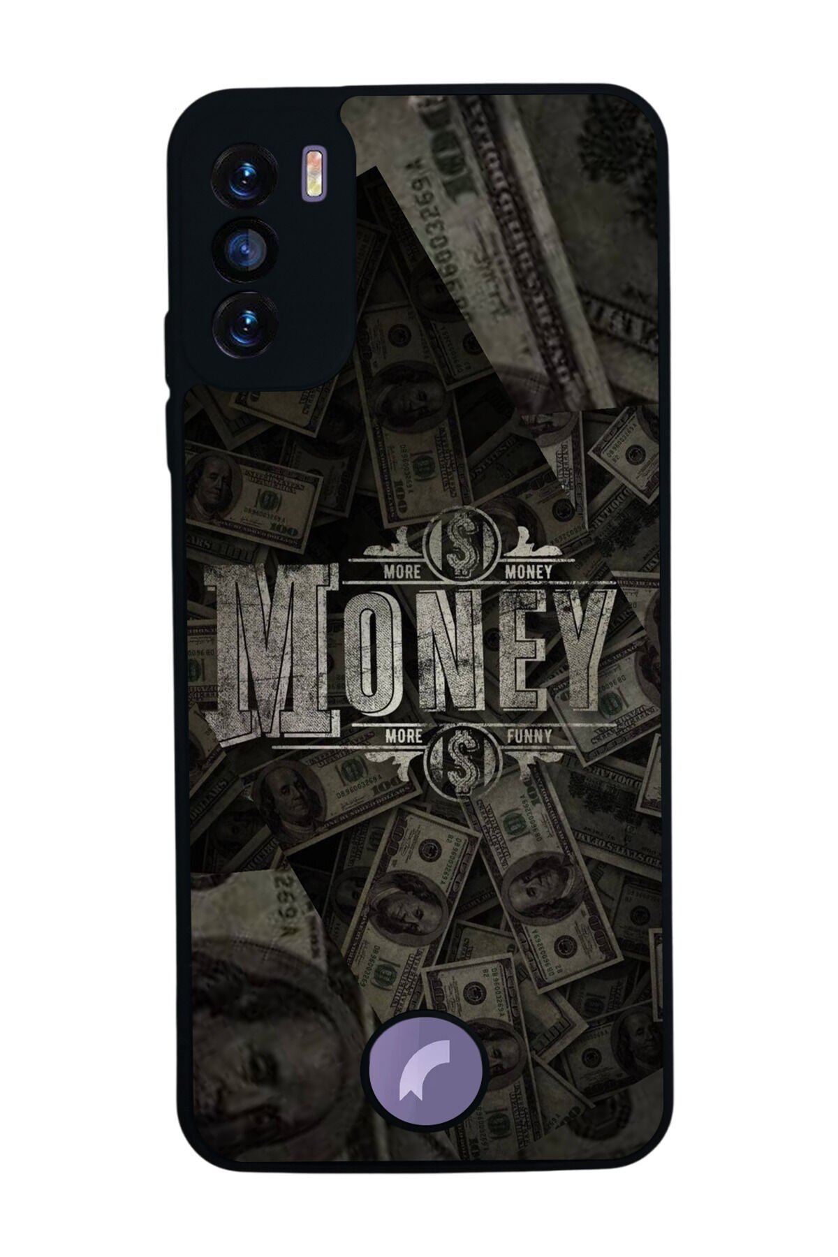 Reeder S19 Max Pro S Uyumlu Money Para Tasarımlı Glossy Premium Kılıf