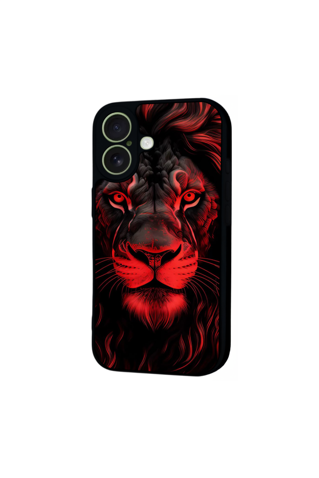 iPhone 17 Uyumlu Aslan Tasarımlı Glossy Premium Kılıf