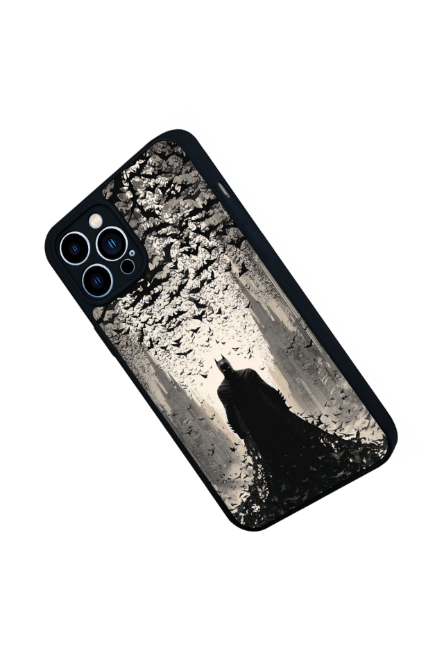 iPhone 12 Pro Max Uyumlu Batman Tasarımlı Glossy Premium Kılıf