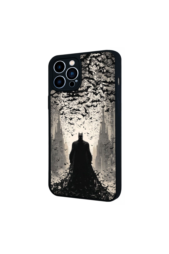 iPhone 12 Pro Max Uyumlu Batman Tasarımlı Glossy Premium Kılıf