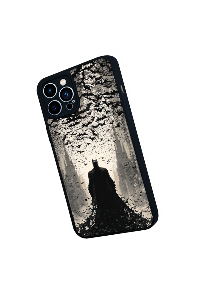 iPhone 12 Pro Max Uyumlu Batman Tasarımlı Glossy Premium Kılıf