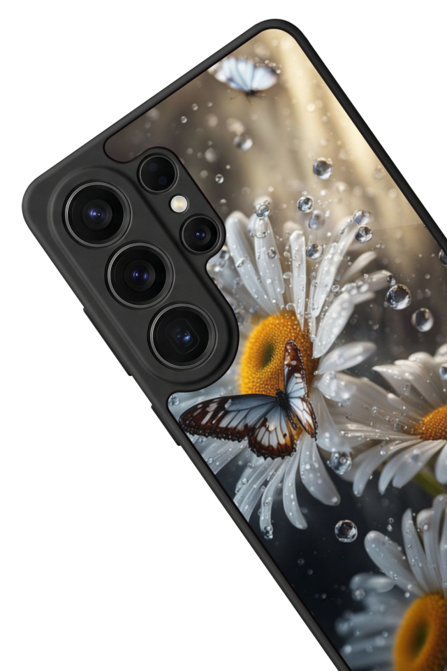 Samsung Galaxy S26 Ultra Uyumlu Cicek Tasarımlı Glossy Premium Kılıf